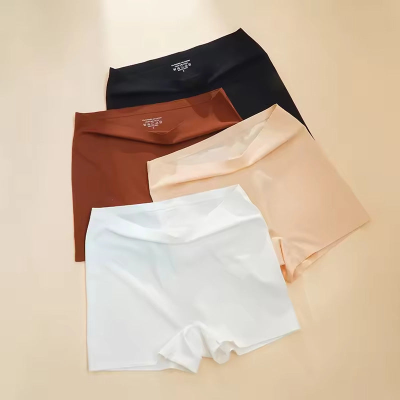 Seamless High‑Waist Anti‑Chafing Boyshorts
