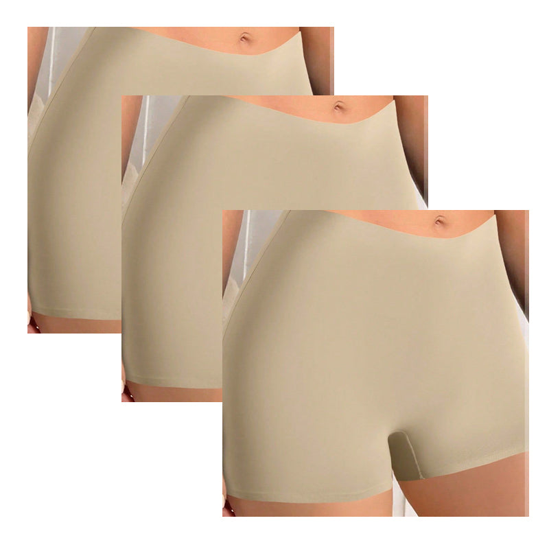 Seamless High‑Waist Anti‑Chafing Boyshorts