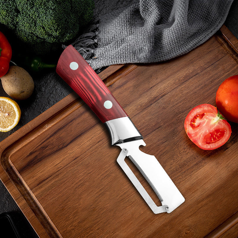 ⏳Time-Limited Special⏰Thickened Stainless Steel Multi-Peeler – Heavy-Duty, Wide Blade, Bottle Opener 🍺