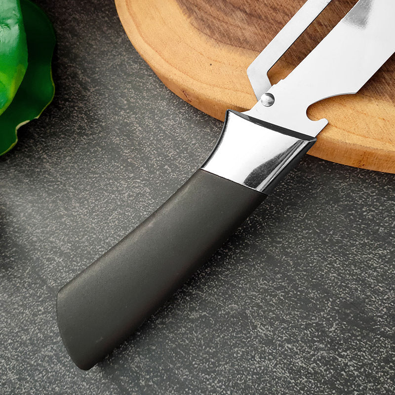 ⏳Time-Limited Special⏰Thickened Stainless Steel Multi-Peeler – Heavy-Duty, Wide Blade, Bottle Opener 🍺