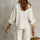 📢📢50% OFF !! ⏰Women's V-Neck Top & Wide-Leg Pants 2-Piece Set