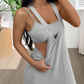 📢📢50% OFF !! ⏰Two-Piece Style Tank Maxi Dress with Side Cut-Outs