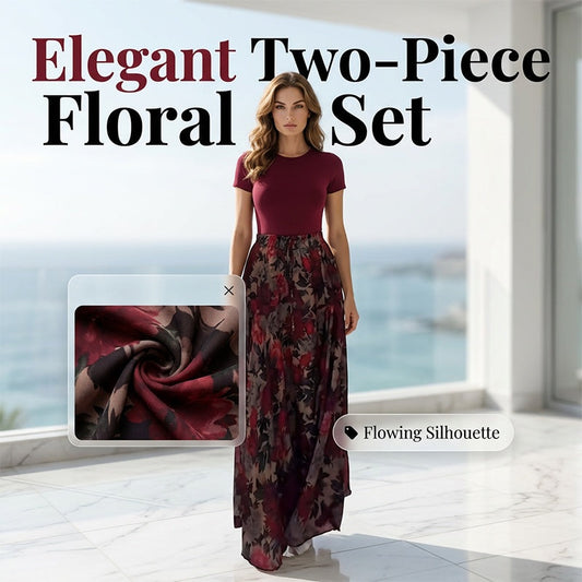 Women's Short-Sleeve Dress Set