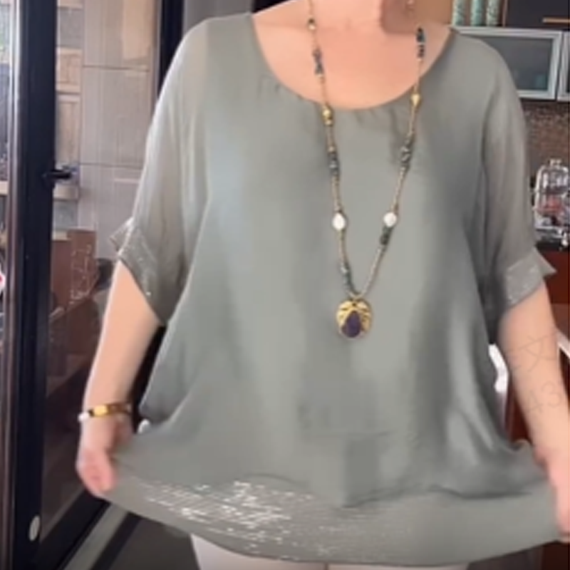 Women's Casual Round Neck Top