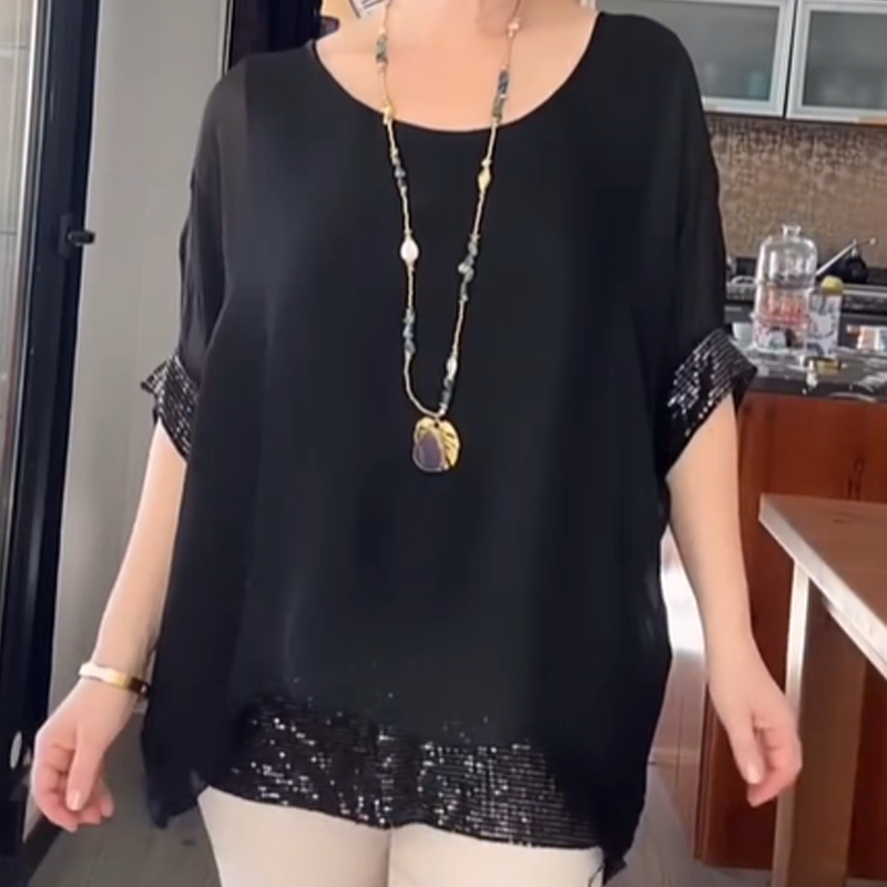 Women's Casual Round Neck Top