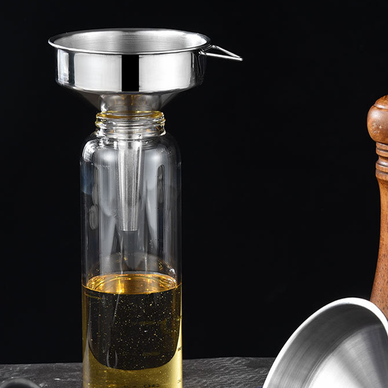 ⏰🔥LIMITED TIME 50% OFF! 🍳 Stainless Steel Kitchen Funnel – Durable, Easy to Use & Perfect for Cooking, Baking & Storage ✨🧑‍🍳