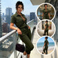 👗2026 New Collection! 🌟 Short Sleeve Button-Front Jumpsuit for Women – Drawstring Waist, Jogger Cuffs 🍃