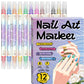 🔥50% off⏰Double‑Headed Nail Art Pen Set