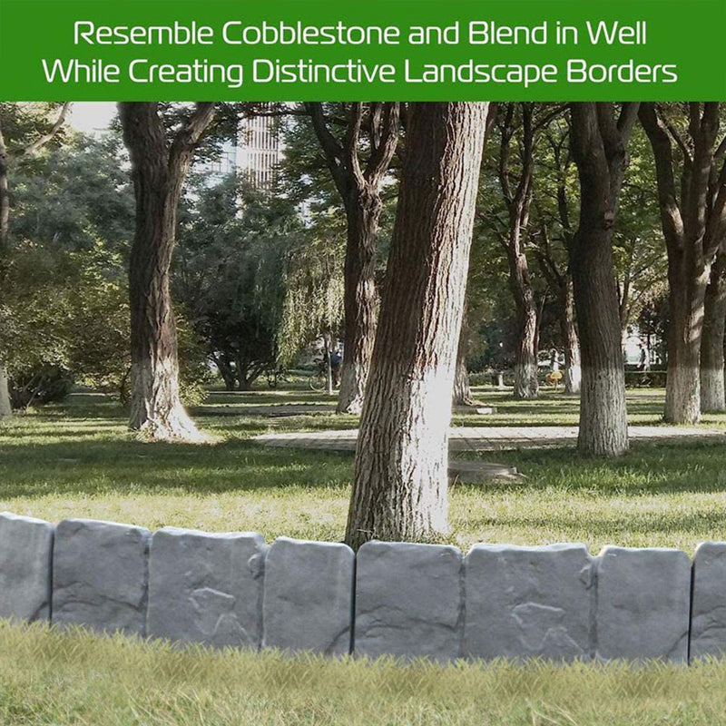 🏡 LIMITED-TIME 50% OFF! ✨ Imitation Stone Garden Fence – Realistic, Easy Install, Expandable 🌿