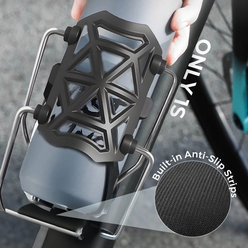 🥳2026 HOT SALE🥳💞50K+ SOLD!🎁🔥 50% OFF! Adaptive Cycling Bottle Holder – Fits various bottle sizes, grips tight on bumpy rides. Easy one‑hand access. Stay hydrated without stopping. 🚴‍♂️💧