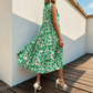 🔥2026 Newest Models-Women's Sleeveless Abstract Print Tiered Midi Dress