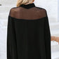 🥳SUMMER HOT SALE💞Women's Casual High-neck Batwing Blouse