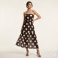 🔥2026 Newest Models-Elegant Strapless Polka Dot Tiered Dress