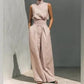 Top & Wide-Leg Pant 2-Piece Set