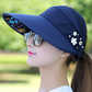 🌞Summer Hot Sale $19.99！💇‍♀️Foldable Wide Brim Sun Hat with Ponytail Hole