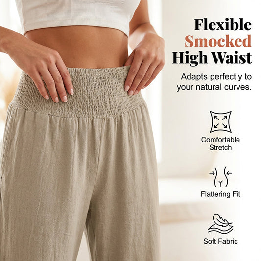 Boho Style Ruffle Trim Lounge Pants for Women