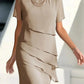 💕2026 Hot Sale 60% OFF🔥Elegant Pleated Chiffon Midi Dress