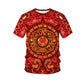Vintage Tribal Art Short Sleeve Tee for Men