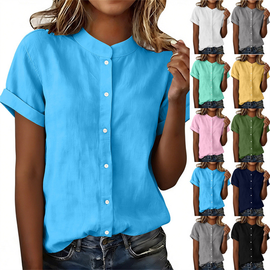 🌿Summer Limited-Time Promotion⏰-Women's Casual Button Down Shirt