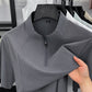 Men's Quick-Dry Half-Zip Athletic T-Shirt