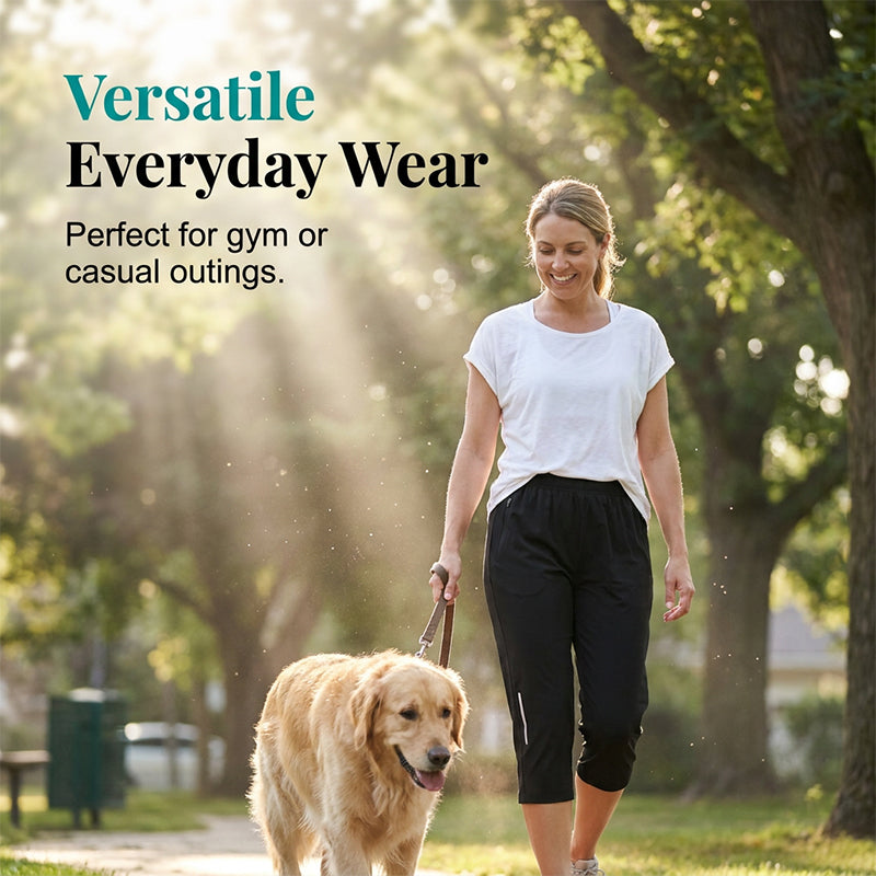 🩳 LIMITED-TIME 50% OFF! ✨ Women's Capri Pants – Quick-Dry, Stretchy, Zipper Pocket, Active ✨
