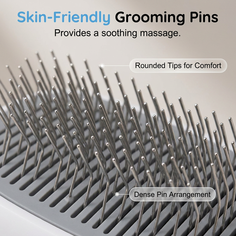 Pet Grooming Brush with Electronic Mist Spray