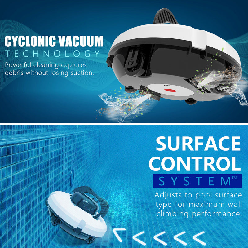 🤖 LIMITED-TIME 50% OFF! 💥 Pool Cleaning Robot – Wireless, Powerful Suction, Intelligent Navigation, One-Button ✨