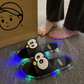 🐧 LIMITED-TIME 50% OFF! 💥 LED Cartoon Slippers – Light-Up Sole, Penguin Design, Flexible PVC ✨