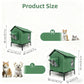 🐾 50% OFF 🔥 All-Weather Elevated Outdoor Cat House ✅ Waterproof & Warm Lined Shelter | Foldable Raised Design 🐱