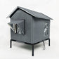 🐾 50% OFF 🔥 All-Weather Elevated Outdoor Cat House ✅ Waterproof & Warm Lined Shelter | Foldable Raised Design 🐱