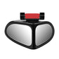 🚗 Blind Spot Mirror with Dual Wide View – 360° Adjustable, HD Glass, Weatherproof – Eliminate Curb Rash & Improve Parking Safety (1 or 2 Pack)