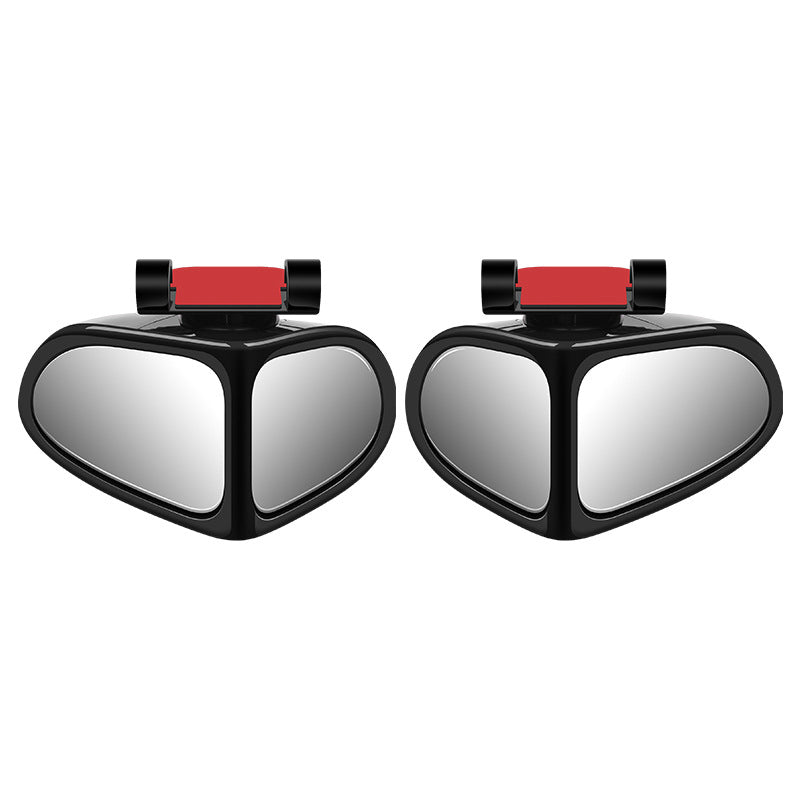 🚗 Blind Spot Mirror with Dual Wide View – 360° Adjustable, HD Glass, Weatherproof – Eliminate Curb Rash & Improve Parking Safety (1 or 2 Pack)