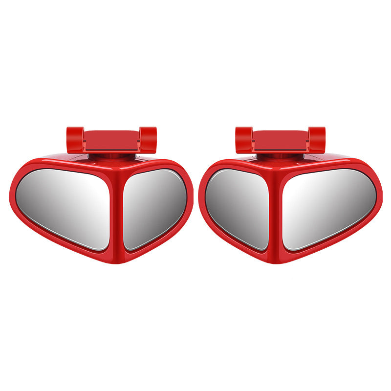 🚗 Blind Spot Mirror with Dual Wide View – 360° Adjustable, HD Glass, Weatherproof – Eliminate Curb Rash & Improve Parking Safety (1 or 2 Pack)