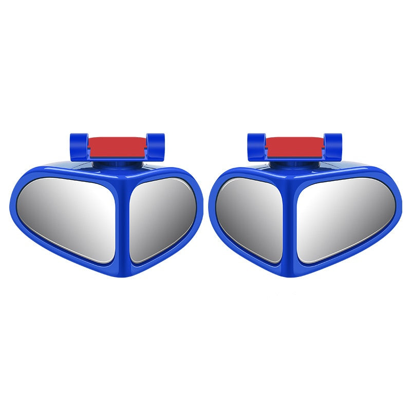 🚗 Blind Spot Mirror with Dual Wide View – 360° Adjustable, HD Glass, Weatherproof – Eliminate Curb Rash & Improve Parking Safety (1 or 2 Pack)