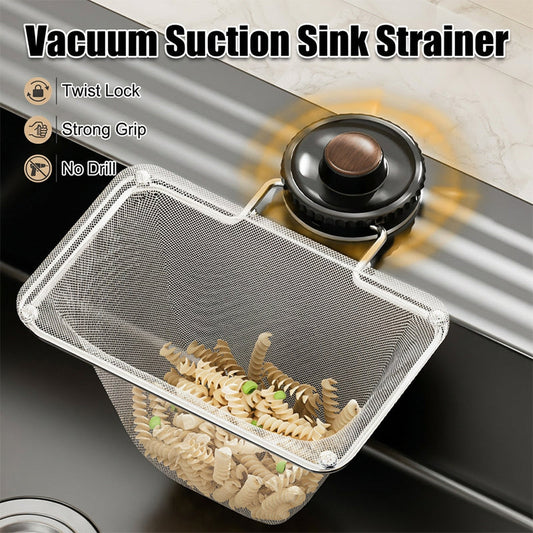 Suction Cup Sink Corner Strainer Frame