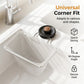 Suction Cup Sink Corner Strainer Frame