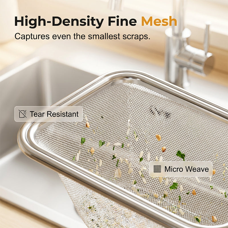 Suction Cup Sink Corner Strainer Frame