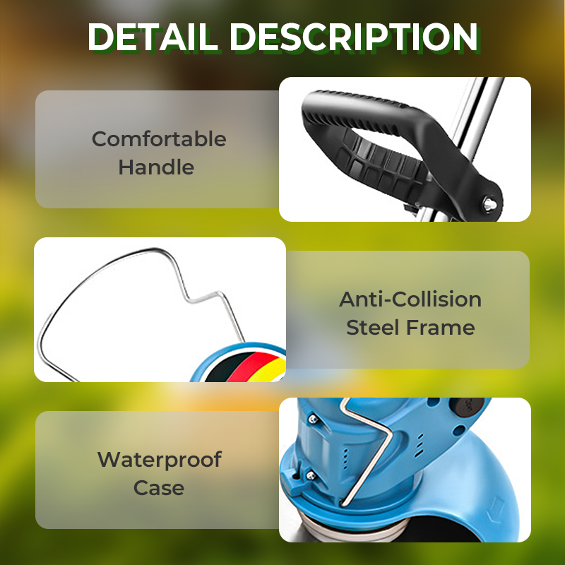 🔥2026 New Arrival ＆ Hot Sale ＆ 50％ Off🔥Multifunction Cordless Grass Trimmer Kit