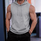 Men's Sleeveless Workout Hoodie with Pocket