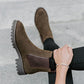 Slip-On Ankle Boots with Elastic Sides