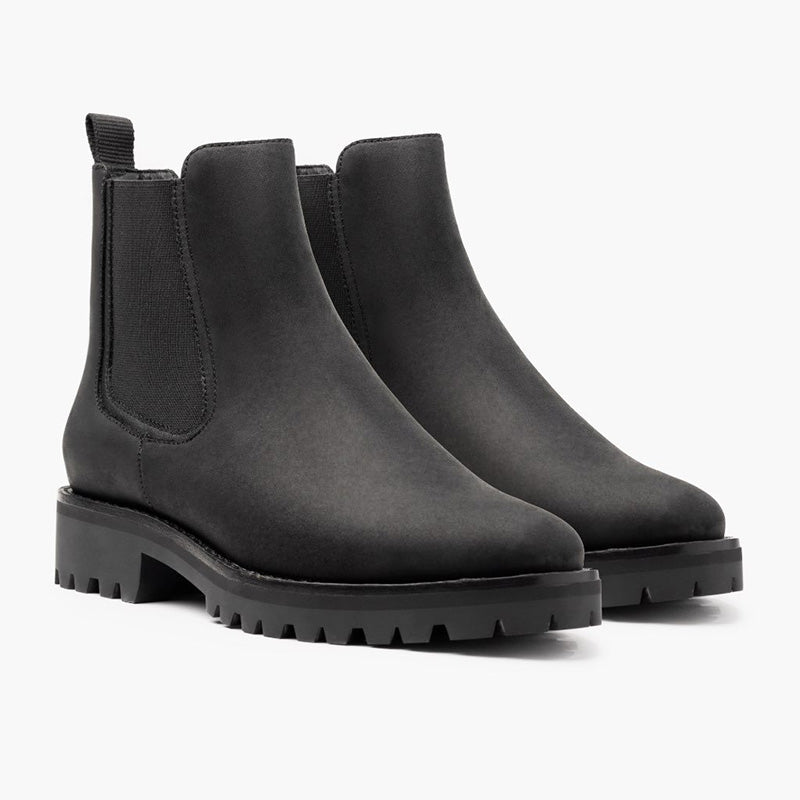 Slip-On Ankle Boots with Elastic Sides