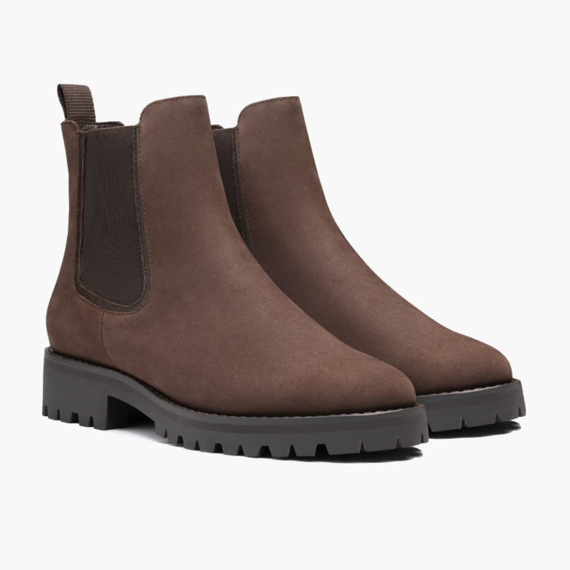 Slip-On Ankle Boots with Elastic Sides