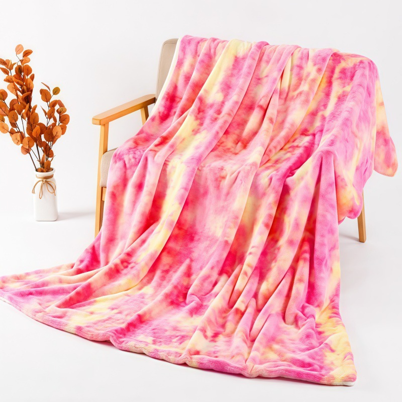 ❄️SUMMER HOT SALE 50% OFF🌀 Ultra-Soft Tie-Dye Plush Throw Blanket