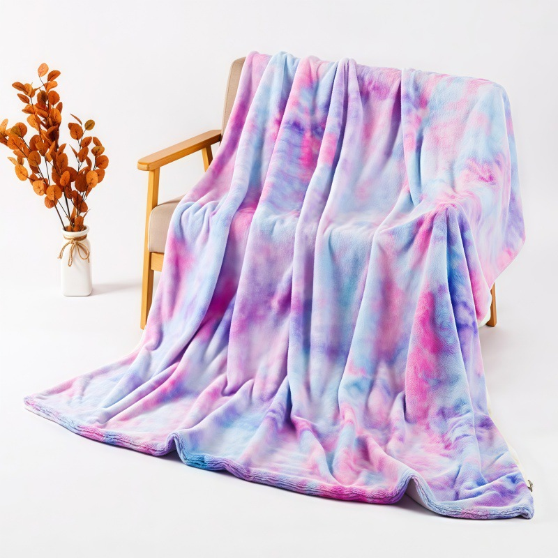 ❄️SUMMER HOT SALE 50% OFF🌀 Ultra-Soft Tie-Dye Plush Throw Blanket