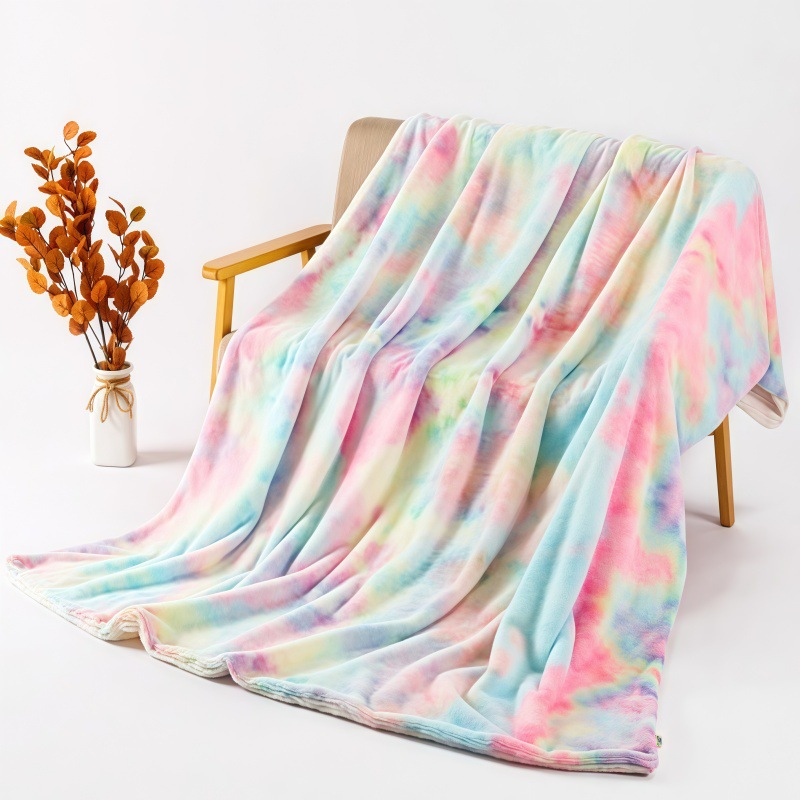 ❄️SUMMER HOT SALE 50% OFF🌀 Ultra-Soft Tie-Dye Plush Throw Blanket