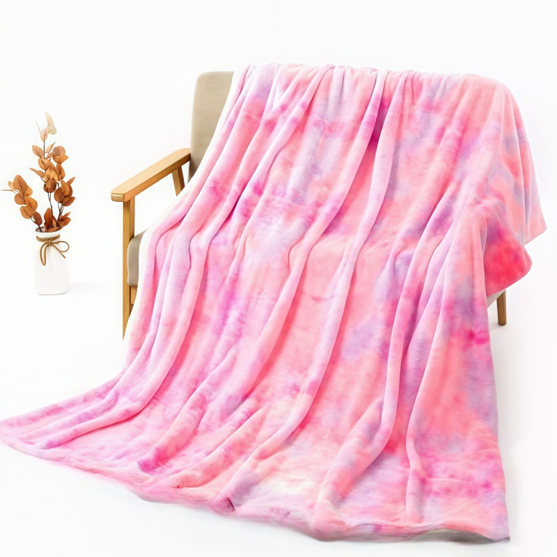 ❄️SUMMER HOT SALE 50% OFF🌀 Ultra-Soft Tie-Dye Plush Throw Blanket