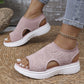 🏝️👡Women's Breathable Knit Platform Sandals🎁