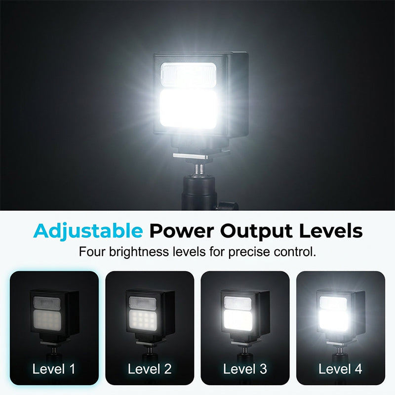 📸 Pocket-Sized Camera Flash – Dual Mode, Hot Shoe Mount, USB-C Recharge ⚡