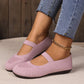 🥳2026 HOT SALE⏰️Last Day 50% OFF👟 Breathable Knit Flats – Soft as clouds, anti‑slip sole. Walk for hours, feet stay cool & fresh. Your new favourite! 🌸✨