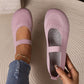 🥳2026 HOT SALE⏰️Last Day 50% OFF👟 Breathable Knit Flats – Soft as clouds, anti‑slip sole. Walk for hours, feet stay cool & fresh. Your new favourite! 🌸✨
